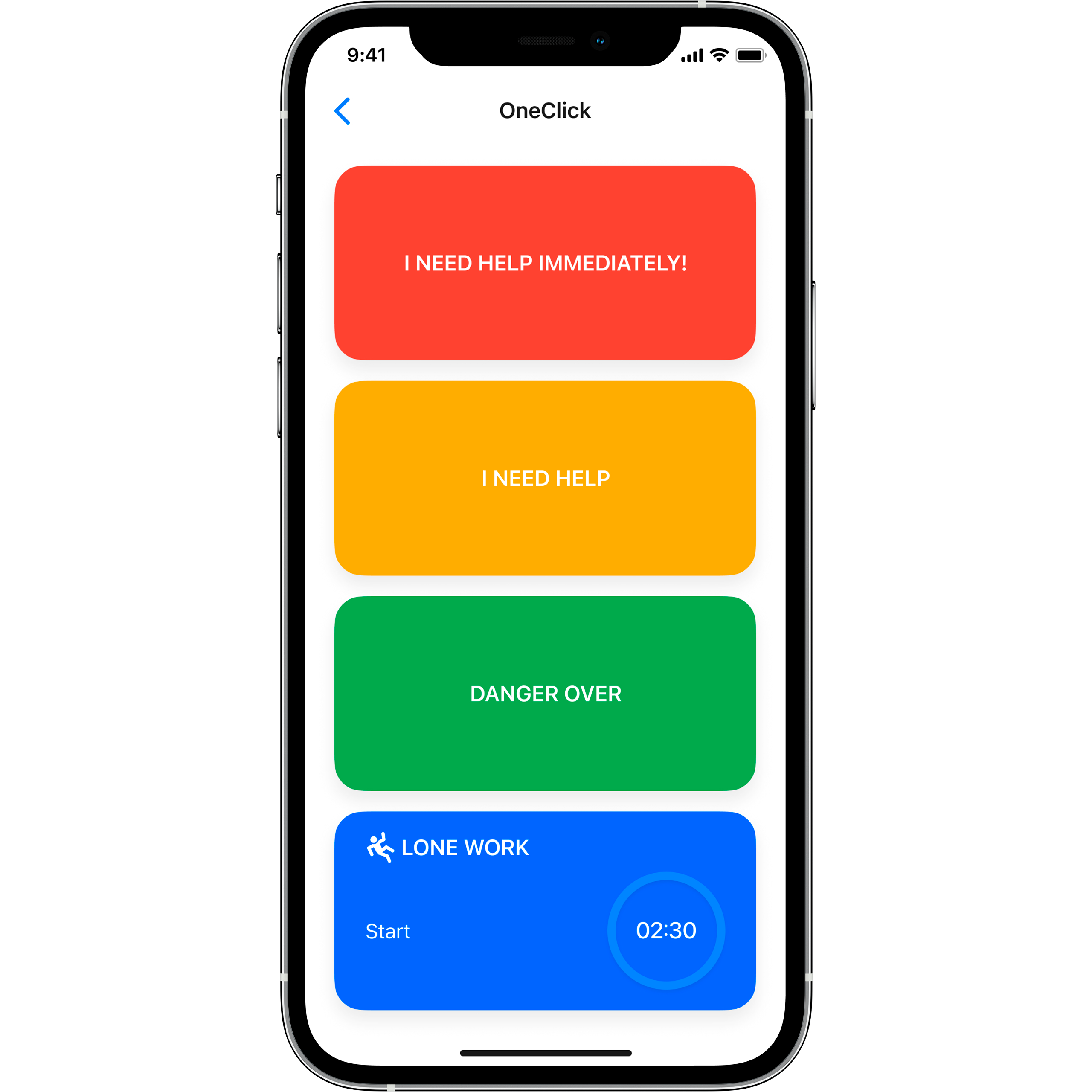 Secapp-OneClick-buttons
